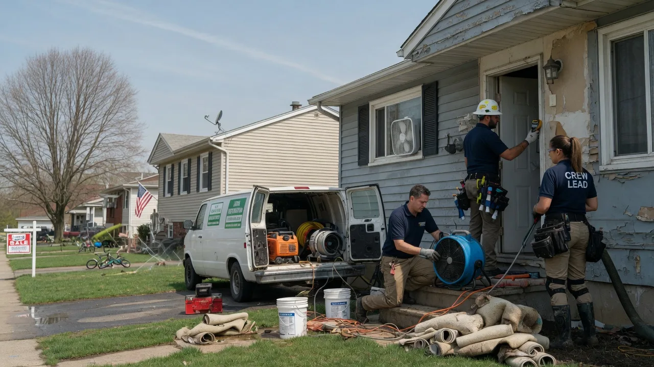 Flood Cleanup in Palisades Park, NJ near me